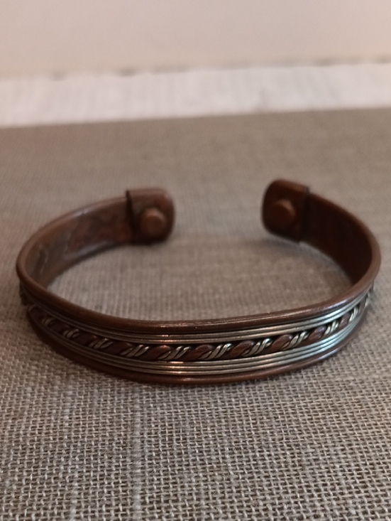 Vintage Jewelry - Vintage Copper Metal Cuff Bracelet India